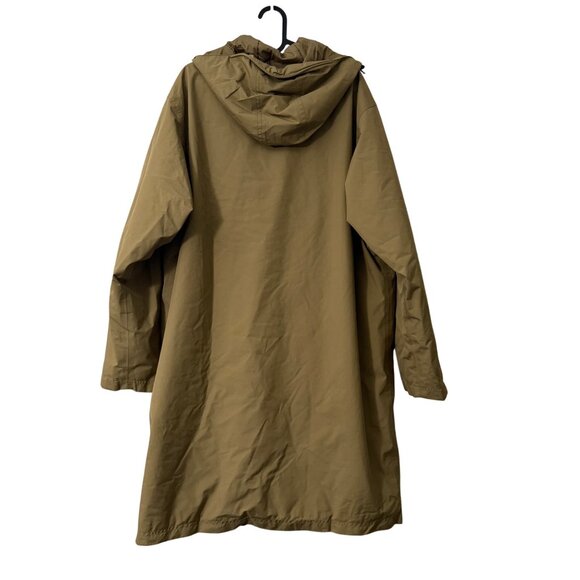 LL Bean Tan Gore-Tex Prima Loft Parker Warm Long Hooded Jacket Mens Large - Picture 8 of 8